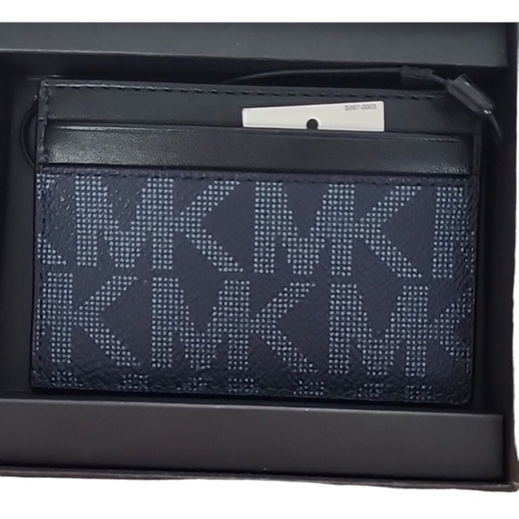 Michael Kors Cardholder Admiral Blue Gift Set - Picture 6 of 9